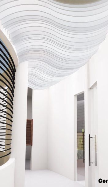 Officers dinning corridor Celling-min