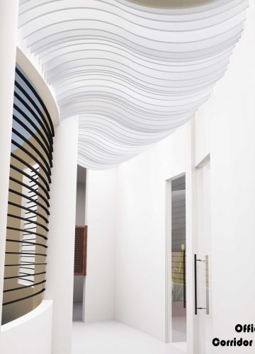 Officers dinning corridor Celling